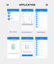 Tuya WiFi Smart Deadbolt Fingerprint Digital Keypad Keyless Entry Electronic Lock Ttlock App Control For Home Apartment Airbnb