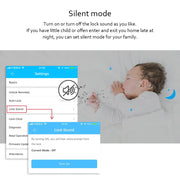WIFI App Electronic Door Lock  Biometric Fingerprint Door Lock RFID Bluetooth smart Digital Keyless Lock TTlock