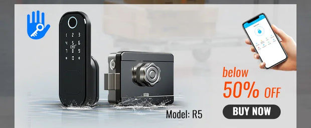 WIFI App Electronic Door Lock  Biometric Fingerprint Door Lock RFID Bluetooth smart Digital Keyless Lock TTlock