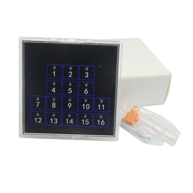 16 Gang Wall Toggle Reset Switch Push Button Momentary Contact For Smart Home Automation DIY