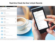 Waterproof Outdoor Fingerprint Tuay Wifi APP Digit Electronic Door Lock Password Keyless Aluminum Glass Sliding Smart Door Lock