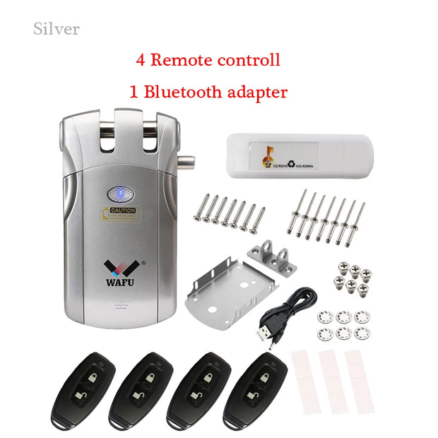 Wafu 019 Door Lock wifi Smart Lock Remote Control Locks Electronic bluetooth Keyless Door Locks Dealbolt Lock