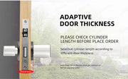 Adjustable Euro Cylinder Smart Lock Tuya BLE Fingerprint IC Card Keys Phone App Home Electronic Door Lock Core Digital Keyless