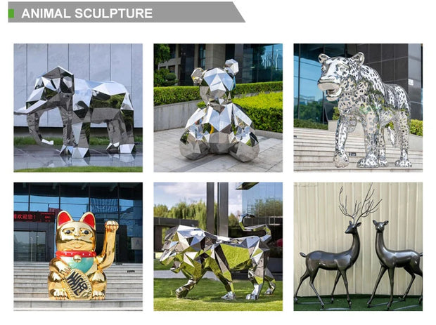 Modern Polished Large Garden Art Decoration Water Fall Fountain Outdoor Waterfall Stainless Steel Sculpture Water Fountain