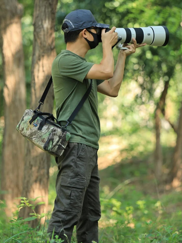 ROLANPRO Portable Handheld Storage Bag For One Camera and One Lens For Nikon Z180-600, Canon RF 200-800, Sony 200-600mm SLR Lens