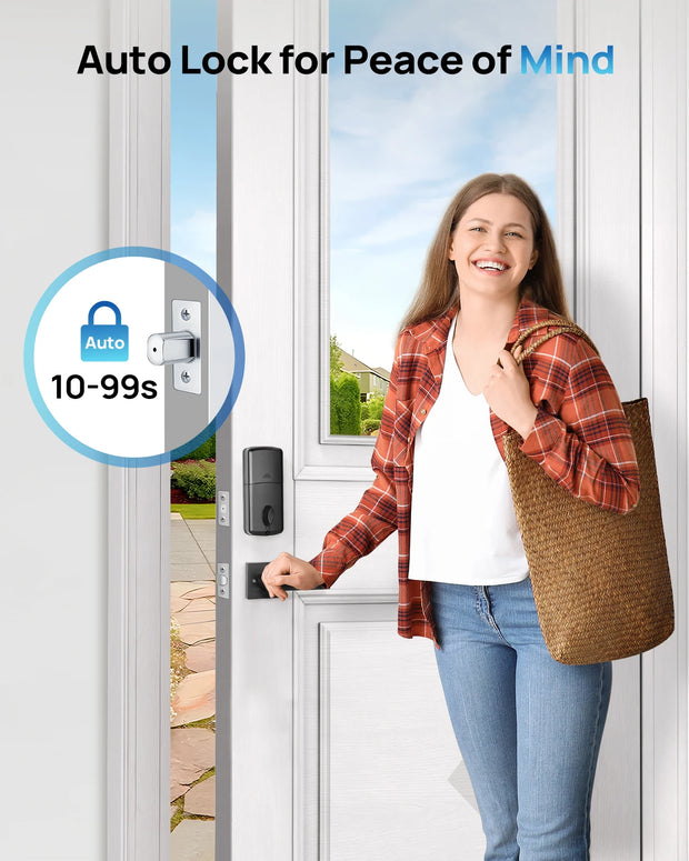 SF0802 App Smart Door Lock Electronic Door Lock Fingerprint Remote Unlocking Keyless Password Lock with Handle 60/70mm Bolt