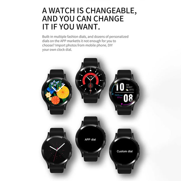 2024 New Bluetooth Call Smart Watch 6 Pro 1.32” Inch 160*160 Custom Dials Sport Men And Woman Health Monitor Smartwatch For Man