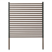 3 Ft W X 4 Ft H Metal Outdoor Privacy Screen Privacy Fence Privacy Screen Fence Fence Panel for Outside Backyard Garden Patio
