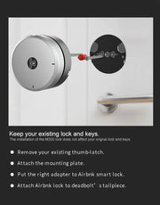 Wehere M300 Fingerprint Lock Door Electronic Lock  Wifi/Bluetooth/Key Pad/Biometric Smart Lock For Office/Hotel/Apartment
