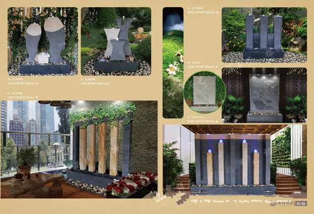 Decoration Garden Courtyard Villa Landscape Fish Pond Landscape Lands Rockery Flowing Water Fountain