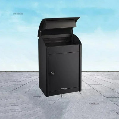 Modern Home Storage Post Box Wall Mount Package Delivery Drop Letter Mailbox Security Lockable Outdoor Matel Large Parcel Box