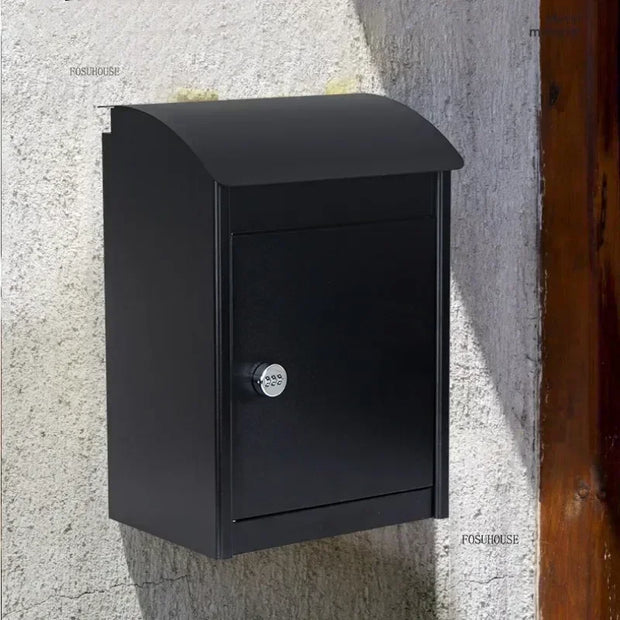 Modern Home Storage Post Box Wall Mount Package Delivery Drop Letter Mailbox Security Lockable Outdoor Matel Large Parcel Box