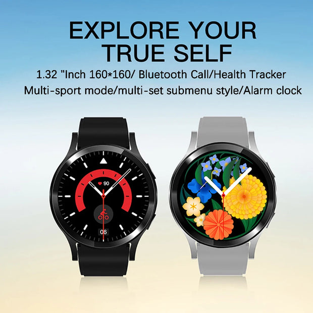 2024 New Bluetooth Call Smart Watch 6 Pro 1.32” Inch 160*160 Custom Dials Sport Men And Woman Health Monitor Smartwatch For Man