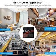 Tuya Control Panel Smart Home Control Panel Tuya Smart Panel Built-In Alexa Gateway 4 Inch Touch LCD Screen Multi-Function