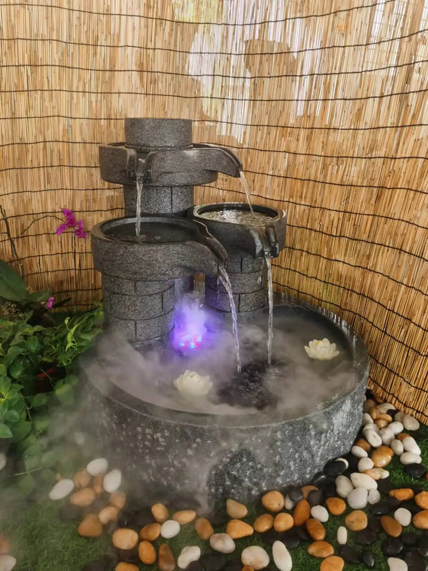 Decoration Garden Courtyard Villa Landscape Fish Pond Landscape Lands Rockery Flowing Water Fountain