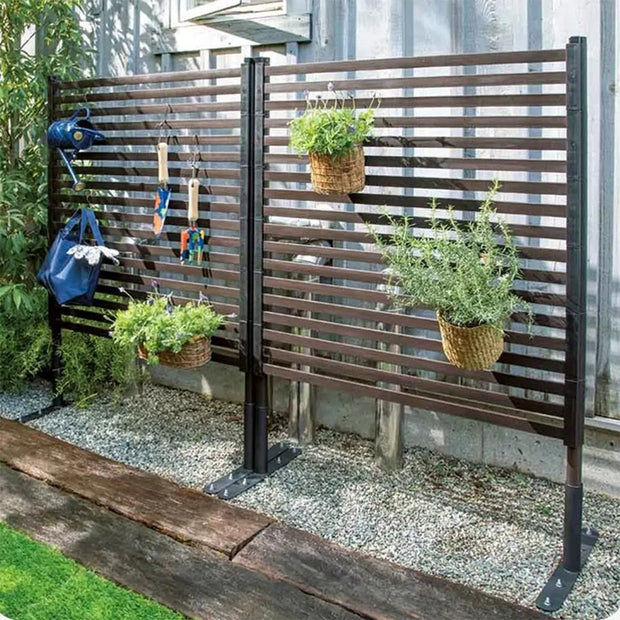 3 Ft W X 4 Ft H Metal Outdoor Privacy Screen Privacy Fence Privacy Screen Fence Fence Panel for Outside Backyard Garden Patio