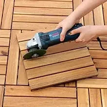 Acacia Wood Flooring Interlocking Deck Tiles for Patio Decor, Waterproof Indoor & Outdoor Decor - Balcony Garden Decking Tile