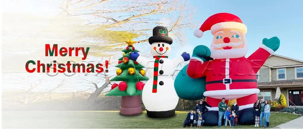 2024 Hot Sale For Outdoor Decoration Large Christmas Promotion Pvc Inflatable Snow Globe Photo Booth Christmas Ornaments Ball