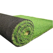 Artificial Grass Turf Rug 7x12 Feet Indoor Outdoor Dogs Potty Rubber Backing Drainage Easy Install Yard Decor Playground