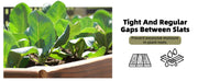 Raised Garden Bed, Outdoor Oversize Planter Box with Liner, Cedar Garden Bed with Legs for Vegetables Flower Herb,