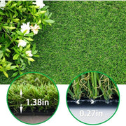 Artificial Grass Turf Area Rug - Perfect Color/Sizing for Any Indoor/Outdoor Uses and Decorations. Grass Turf Outdoor Decor