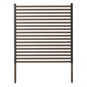 3 Ft W X 4 Ft H Metal Outdoor Privacy Screen Privacy Fence Privacy Screen Fence Fence Panel for Outside Backyard Garden Patio
