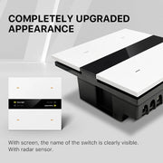Tuya Zigbee Smart Scene Switch Lighting Smart Control Scene Control Switch Panel Smart Socket Smart Switch 485 86 Box