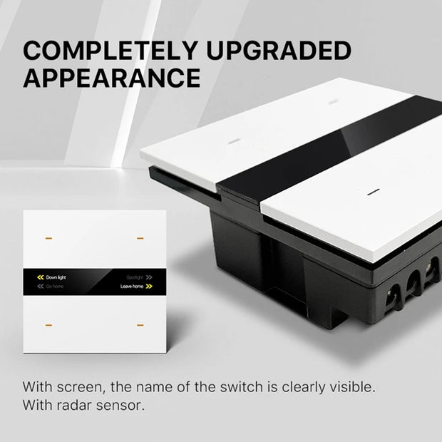 Tuya Zigbee Smart Scene Switch Lighting Smart Control Scene Control Switch Panel Smart Socket Smart Switch 485 86 Box