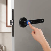 Fingerprint Door Lock Digital Electronic Lock Smart Door Handle Lock with Fingerprint, Password, IC Card, Bluetooth, Key