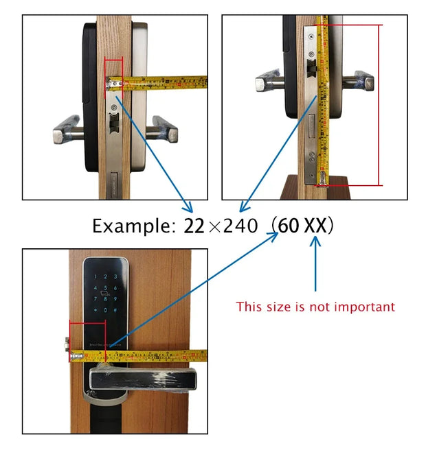 TUYA WIFI Waterproof Smart Door Lock Fingerprint APP Password RFID Card Keyless Digital Electronic Lock Aluminum/Glass Sliding