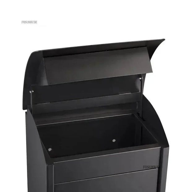 Modern Home Storage Post Box Wall Mount Package Delivery Drop Letter Mailbox Security Lockable Outdoor Matel Large Parcel Box