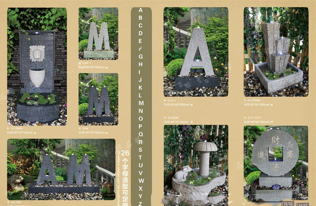 Decoration Garden Courtyard Villa Landscape Fish Pond Landscape Lands Rockery Flowing Water Fountain