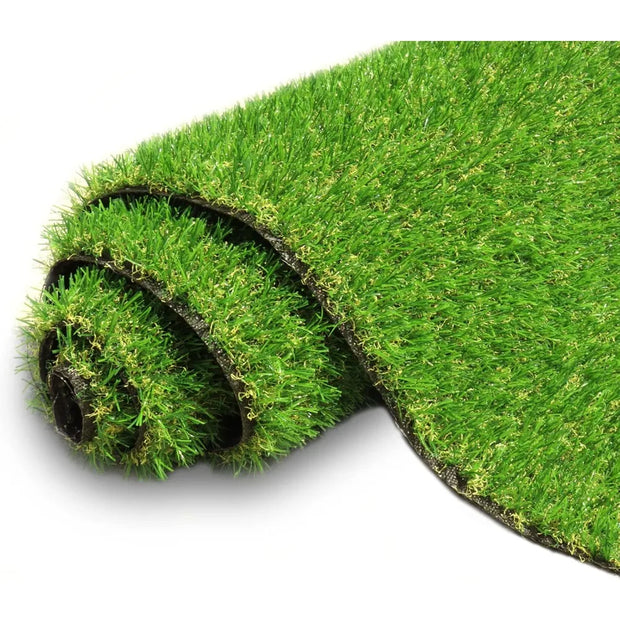 Artificial Turf Grass with Drainage, 0.8 Inch Realistic Fake Grass Rug Indoor Outdoor Lawn Landscape for Garden. Outdoor Decor