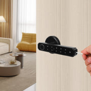Fingerprint Door Lock Digital Electronic Lock Smart Door Handle Lock with Fingerprint, Password, IC Card, Bluetooth, Key
