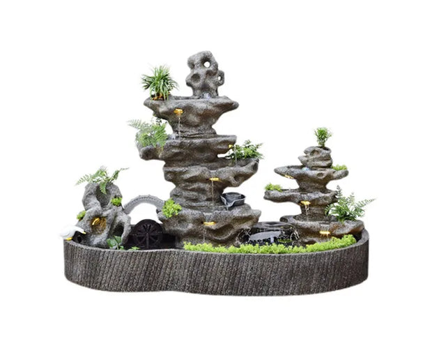 Decoration Garden Courtyard Villa Landscape Fish Pond Landscape Lands Rockery Flowing Water Fountain