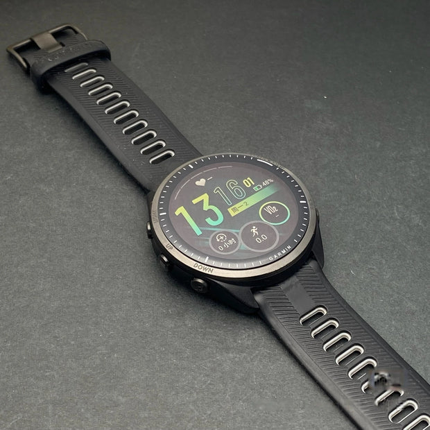 Used Garmin Forerunner 965 GPS oled electronic compass ABC blood oxygen Gen4 heart rate sensor smartwatch