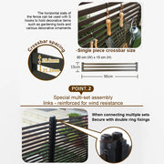 3 Ft W X 4 Ft H Metal Outdoor Privacy Screen Privacy Fence Privacy Screen Fence Fence Panel for Outside Backyard Garden Patio