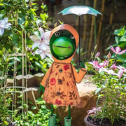 American Style Garden Decoration Courtyard Ornaments Creative Iron Art Frog Lawn Landscaping Outdoor Courtyard Layout Home Decor